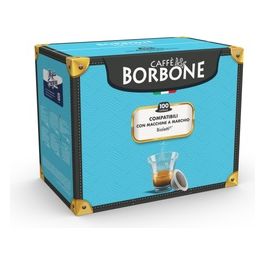 Borbone Bialetti dek 100pz Sacchetto 100 Capsule Compatibili Bialetti dek
