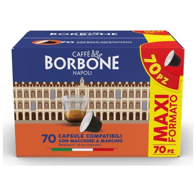 Borbone Caps Compatibile Nespresso 70 Pezzi Decisa