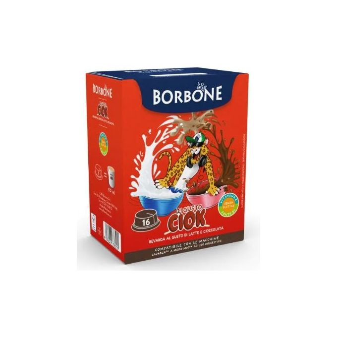 Borbone Capsule Compatibile A Modo Mio Dj Gusto Ciok 16 Pezzi