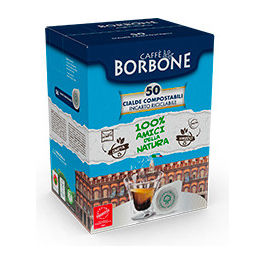 Caffe cialde decaffeinato ESE 44mm miscela dek 50 pezzi compatibile