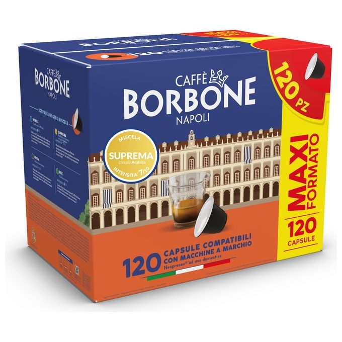 Borbone Compatibile Nespresso Miscela Suprema 120 Pezzi