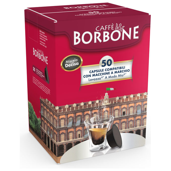 Borbone Respresso Miscela Decisa 50 Pezzi Compatibile Nespresso