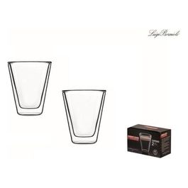 Luigi Bormioli 2 Bicchieri Thermic Glass per caffe Caffeino Cl 8,5