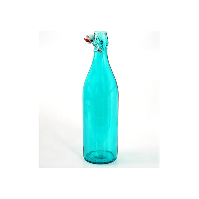 Bormioli Bottiglia Giara Azzurra 1 Litro con Tappo
