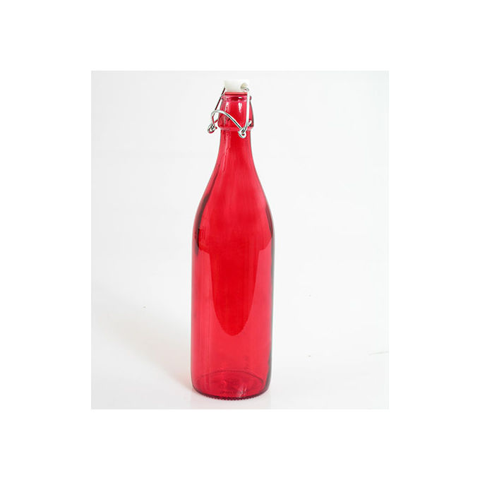 Bormioli Bottiglia Giara Rosso 1 Litro con Tappo