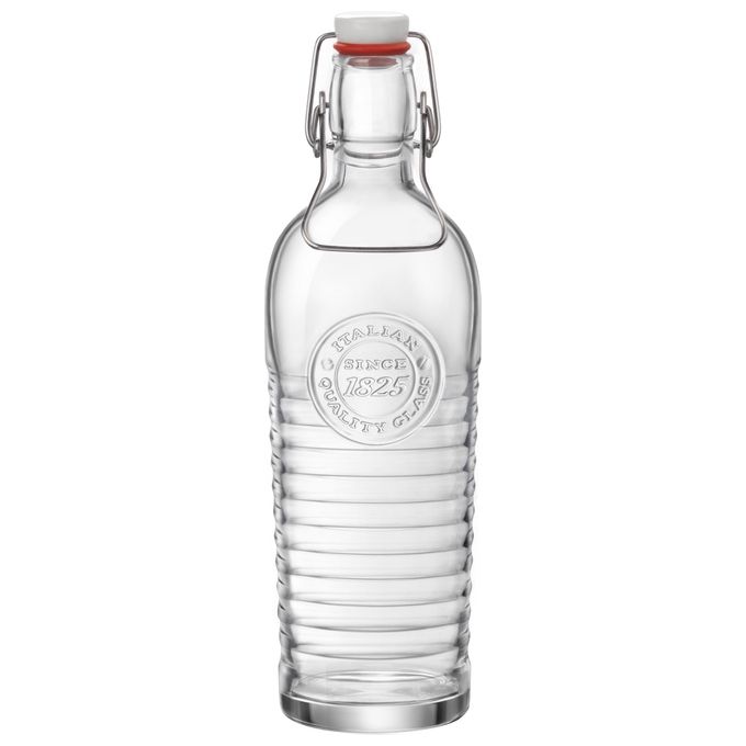 Bormioli Rocco Bottiglia 1,2Lt Officina con Tappo Meccanico