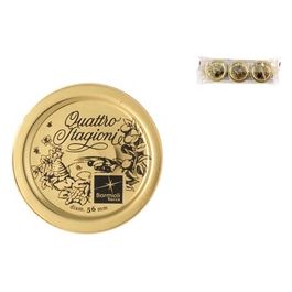 Confezione 3 Capsule Quattro Stagioni 56 mm. Adatta per Bottiglia Litri 1 e vaso 0,15 Litri
