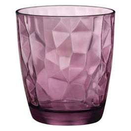Set 3 Bicchieri Diamond Acqua 30cl Rock Purple