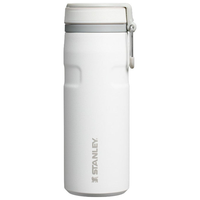 Stanley 10-12106-080 Iceflow Borraccia 470 ml Acciaio Inox Ermetica Lavabile in Lavastoviglie colore Bianco