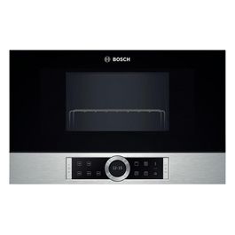 Bosch BEL634GS1 Serie 8 Forno a Microonde da Incasso Capacita' 21 Litri Potenza 900 W Display TFT Acciaio Inox