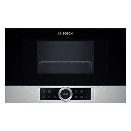 Bosch BER634GS1 Microonde Da Incasso EXxtra Finitura Acciaio Inox 21 Litri 10 programmi Da 60 Cm Serie 8