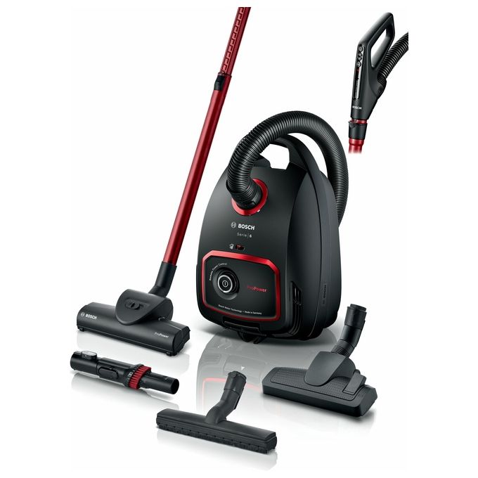 Bosch BGL6POW1 Serie 6 Aspirapolvere con Sacco ProPower Nero