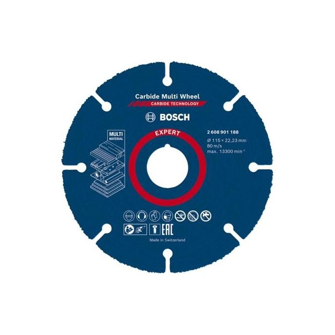 Bosch Disco Circolare Settori 115x1 F.22 Carbide