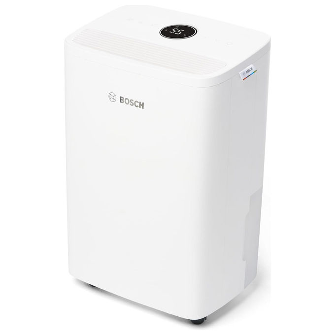 Bosch Dry 1000, Deumidificatore, 2.5 L, 36 dB, 10 l 24h, Bianco
