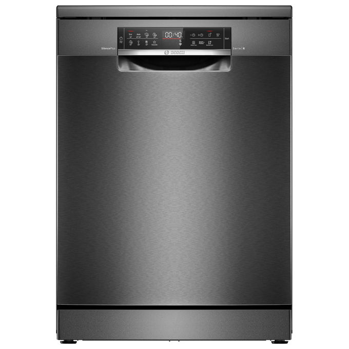 Bosch SMS6ECC12E Serie 6 Lavastoviglie Libera Installazione 14 coperti Classe A 42 dB Wi-Fi Home Connect (85x60x60 cm) colore Nero