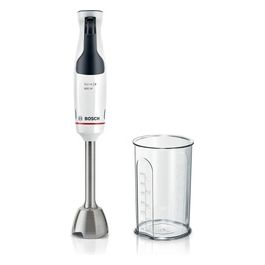 ErgoMaster Frullatore a immersione serie 4 MSM4W210 600 W base mixer in acciaio inox colore Bianco