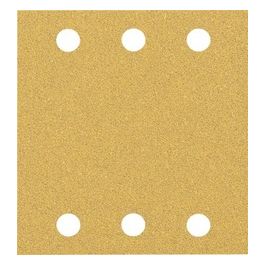 Expert C470 Carta Abrasiva Vernice e Legno Duro per Levigatrici Orbitali con 6 Fori Confezione da 10 Unita' Giallo 115x107mm