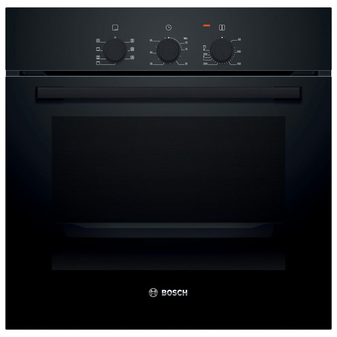 Image of Bosch Forno da incasso HBF011BA2 Nero con Aria Calda 3D 60x60 cm