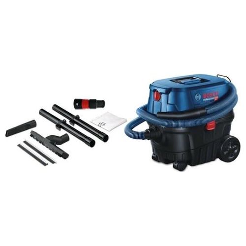 Professional 060197C100 GAS 12-25 PL Aspirapolvere a Cilindro Secco e Bagnato HEPA 21 L 1250 W 65 l/s 200 mbar colore Nero Blu