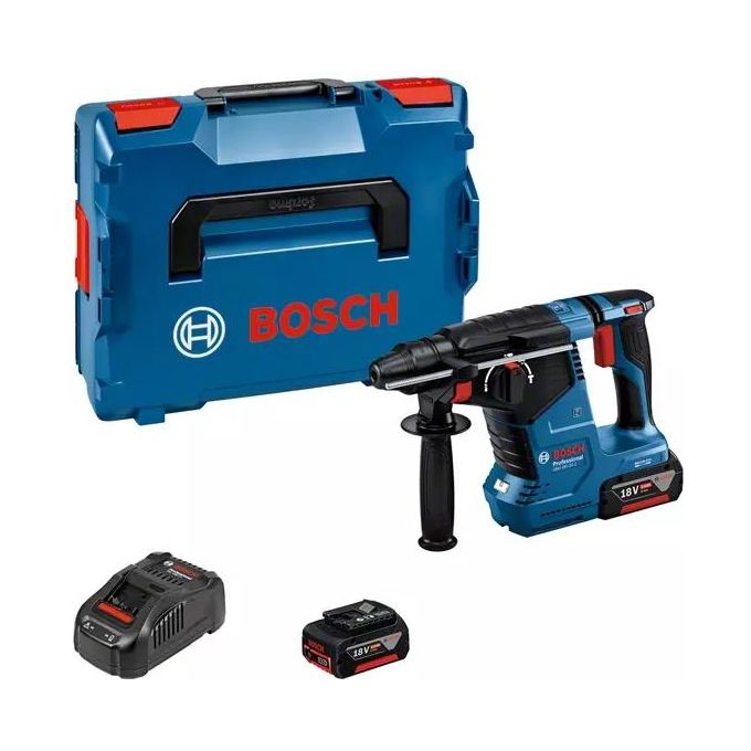 Bosch GBH 18V-24 C 2x5Ah L Martello Perforatore a Batteria