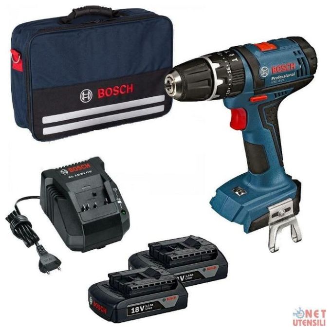 Bosch GSB 18-2 Li Professional Trapano avvitatore a percussione