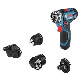 Bosch GSR 12V-15 FC Trapano Avvitatore a Batteria al Litio Nero/Blu - SENZA batteria e caricabatterie