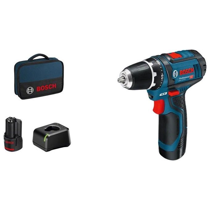 Image of Bosch GSR 12V-15 Promo Pack Cordless Drill Driver