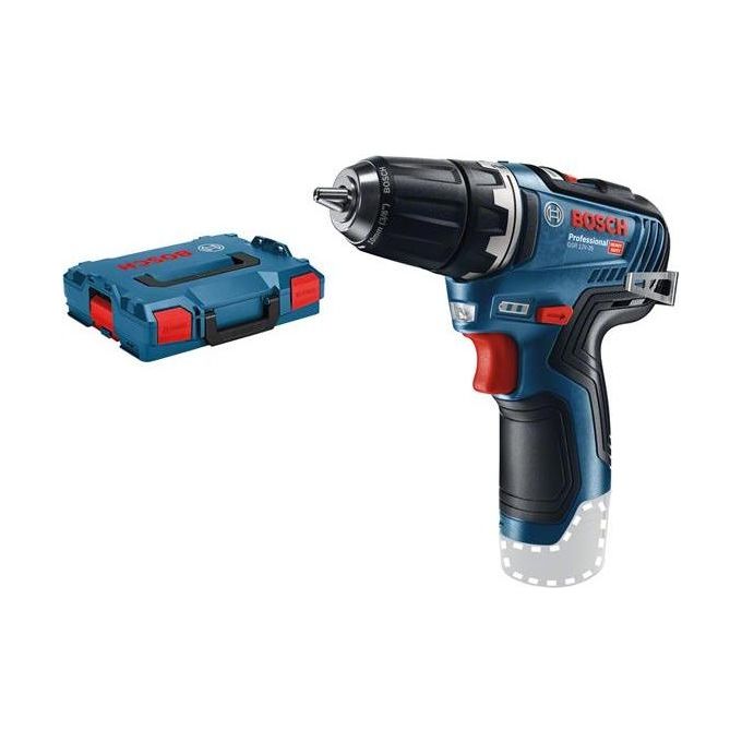 Bosch GSR 12V-35 Trapano Avvitatore a Batteria 12V Coppia Max Avvitamenti Duri/Elastici 35/20NM in Valigetta L-BOXX