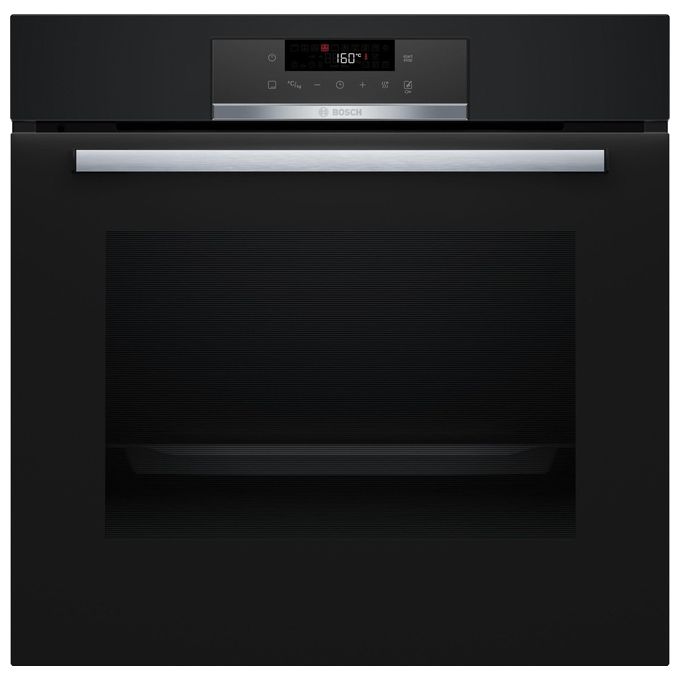Image of Bosch HBA171BB3 Serie 2 Forno Elettrico da Incasso Ventilato Multifunzione con Grill Idrolitico Pirolitico 71 Litri 60 cm Classe A colore Nero