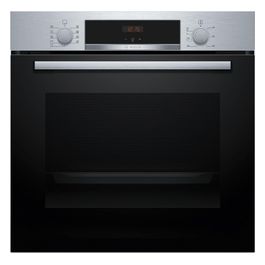 HBA514BS3 Serie 4 Forno Elettrico da Incasso Ventilato Multifunzione con Grill Idrolitico 71 Litri 60 cm Classe A colore Nero / Inox