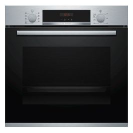 HBA573BS1 Forno Elettrico Multifunzione Pirolitico Serie 4 Capacità 71 Litri Classe A Acciaio Inox  Vetro Nero