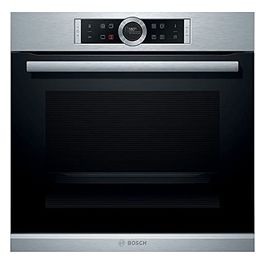 Bosch HBG675BS1 Serie 8 Forno Elettrico Multifunzione da Incasso Pirolitico Capacita' 71 Litri Classe energetica A+ 11 Programmi ActiveClean Fast Pre-Heating 60 cm Acciaio Inox