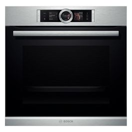 Bosch HSG636ES1 Serie 8 Forno Elettrico Multifunzione da Incasso a Vapore Full Steam Capacita' 71 Litri Classe energetica A+ 14 Programmi EcoClean Fast Pre-Heating 60 cm Acciaio Inox