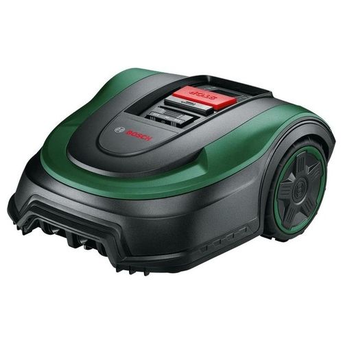 Bosch Indego S+ 500 Robot Rasaerba con Batteria 18V e Funzione App Stazione di Ricarica in Dotazione
