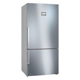 Bosch KGN86AIDR Serie 6 Frigorifero Combinato No Frost Capacità 631 Litri Classe energetica D No Frost Home Connect VitaFresh XXL Perfect Fit FreshSense 186 cm Inox