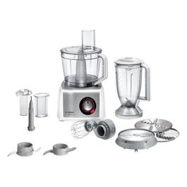 Bosch MC812S814 Robot da Cucina 3,9 Litri Acciaio Inossidabile/Bianco 1250W