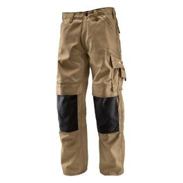 Pantalone con Ginocchiere Wkt05 Beige Taglia L V82-50