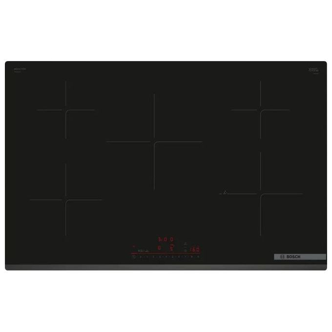 Bosch PIV83KHC1E Piano Cottura a Induzione 5 Fuochi 80 cm (Nero)