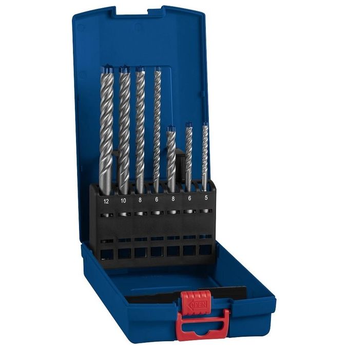 Bosch Professional 7x Set di Punte per Martelli Expert SDS Plus