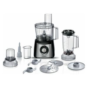 Bosch MCM3501M Robot Da Cucina, 800 W, Capacità Ciotola 2,3 L, Nero/Inox-image