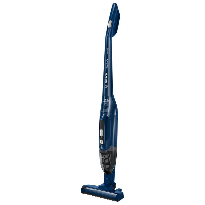 Bosch BBHF216 Serie 2 Aspirapolvere a Bastone 2 in 1 Ricaricabile Ciclonico Senza Sacco 14,4 V 36 min colore Blu