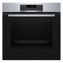 Serie 2 HBA171BS3 Forno elettrico da incasso 71 Litri Classe A+ Pirolitico Display touch 10 programmi automatici 5 funzioni 60 cm Inox 