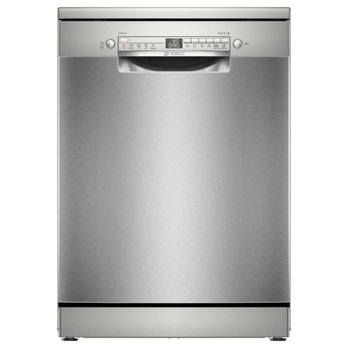 Serie 2 SMS2HTI02E Lavastoviglie a libera installazione con top removibile 13 coperti Classe D  Rumorosità 46 dB 5 programmi Home Connect 60 cm Acciaio spazzolato