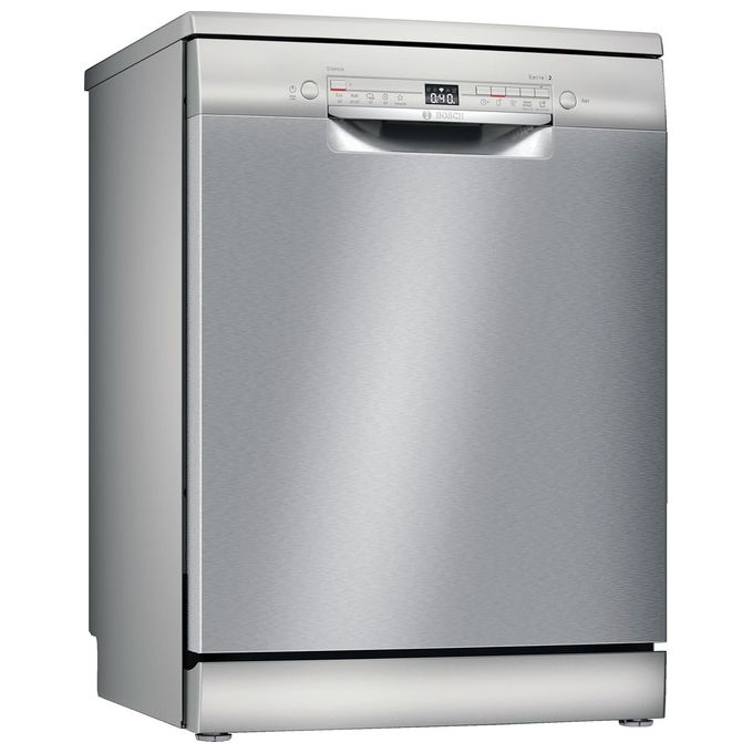 Image of Bosch SMS2ITI33E Serie 2 - Lavastoviglie a libera installazione 12 coperti, Classe E, Home Connect, ExtraDry, (84,5x60x60 cm), Inox