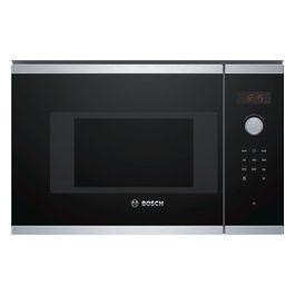 Bosch BFL523MS0 Serie 4 Forno a Microonde da Incasso Capacita' 20 Litri Potenza 800 W Display LED Acciaio Inox