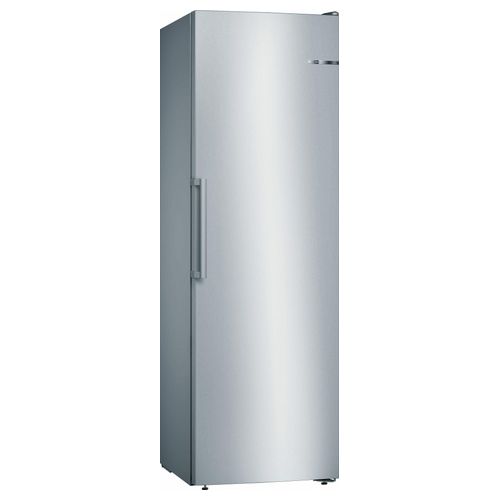GSN36VLEP - Serie 4 - Congelatore Verticale 242 L, 186 cm, Classe E, 39 dB, NoFrost, VarioZone, BigBox, Inox