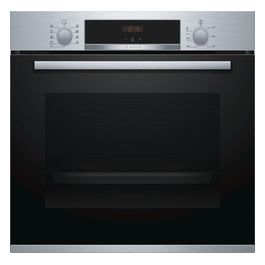 Bosch Serie 4 HBA534BR0 Forno Elettrico Multifunzione da Incasso Capacita' 71 Litri Classe energetica A Cottura HotAir 3D 60 cm Acciaio Inox