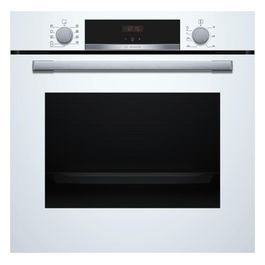HBA534BW3 Serie 4 - Forno da incasso elettrico multifunzione, 71 L, Classe A+, 7 funzioni di cottura, funzione pizza, Bianco