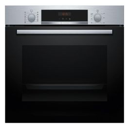 Serie 4 HBA574BS3 Forno elettrico da incasso 71 Litri Classe A+ Pirolitico Display digitale LED rosso 10 programmi automatici 7 funzioni 60 cm Inox