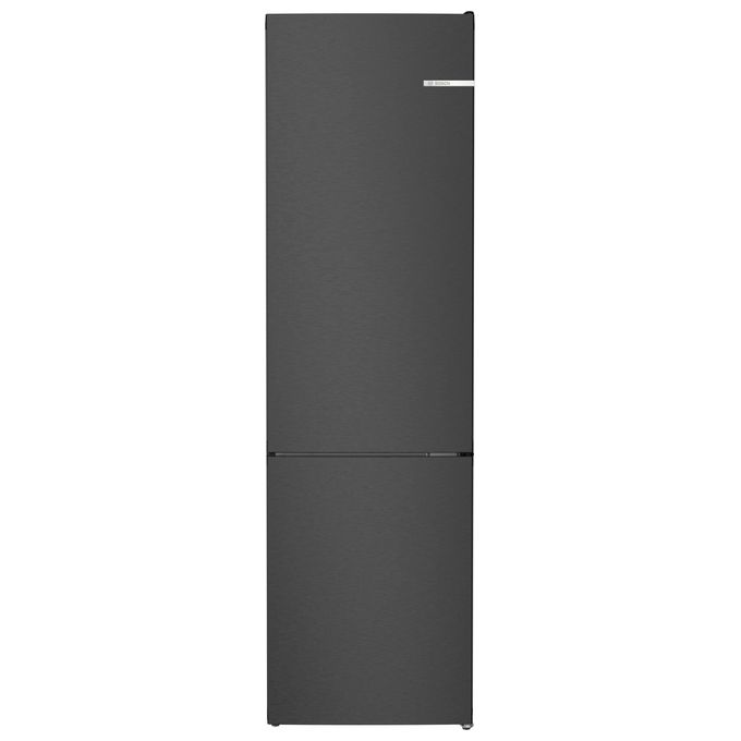 Image of Bosch serie 4 KGN392XCF Frigorifero libera installazione combinato 260 Litri Classe C No Frost acciaio nero